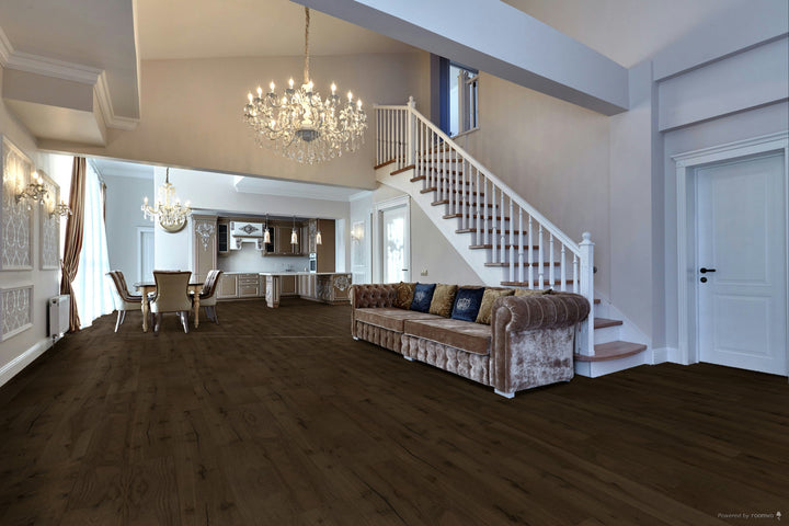 ELEVATION HICKORY D'AMÉRIQUE DU NORD PLANCHES LARGES 7 1/2''