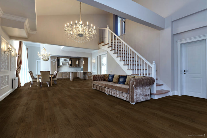 ELEVATION HICKORY D'AMÉRIQUE DU NORD PLANCHES LARGES 7 1/2''